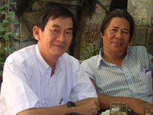 Anh Nguyễn Văn Nhã (trái) - "người tù gan lì số 1" ngày ấy và người bạn chiến đấu một thời Hạ Đình Nguyên (nguyên phó chủ tịch Tổng hội SV Sài Gòn)  - Ảnh: T.Bình